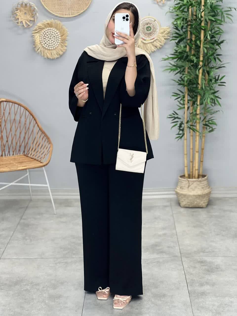 3340-کت و شلوار غزل