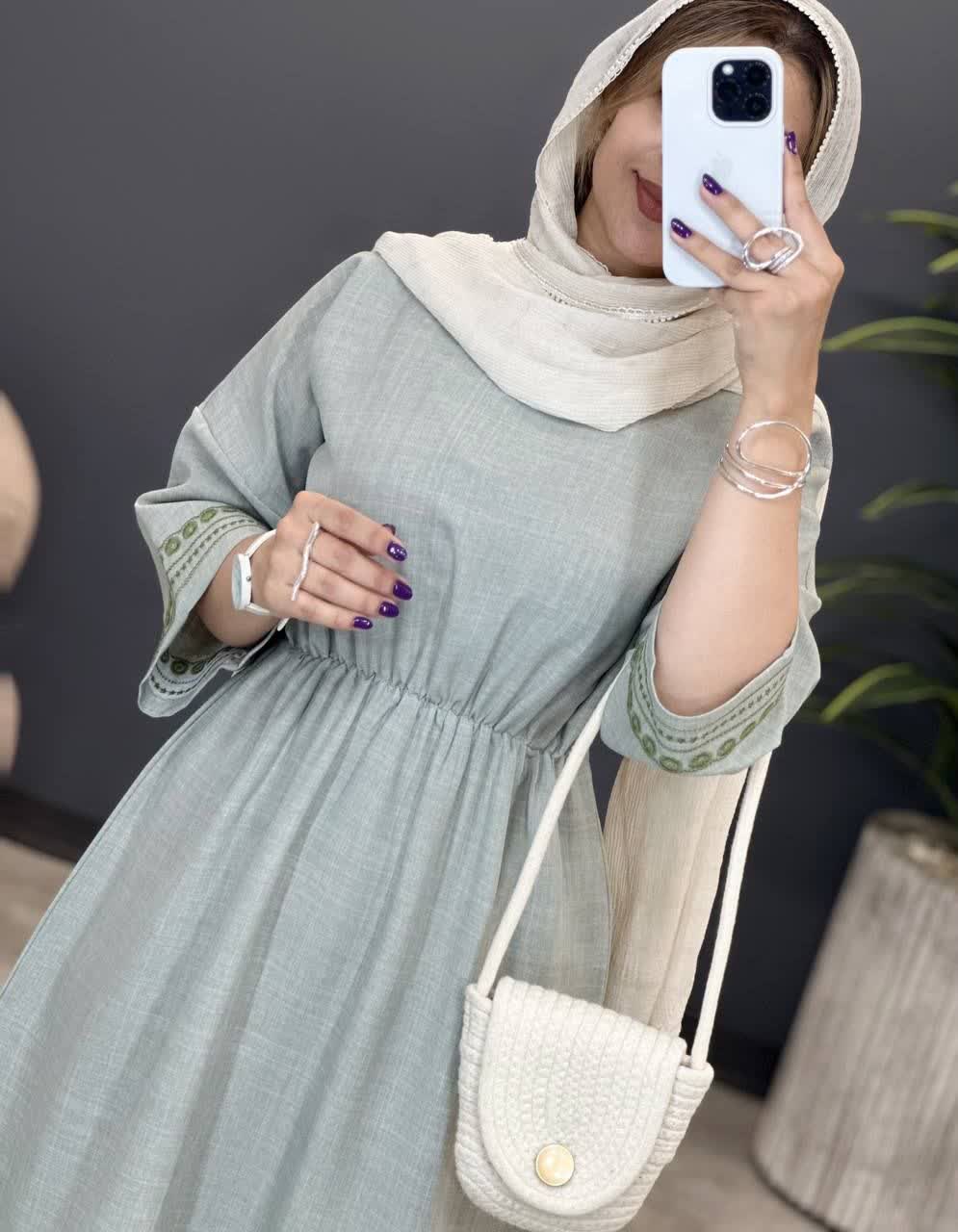 3343-پیراهن لاچین