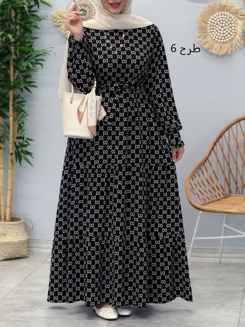 3357-پیراهن بلند پاریس