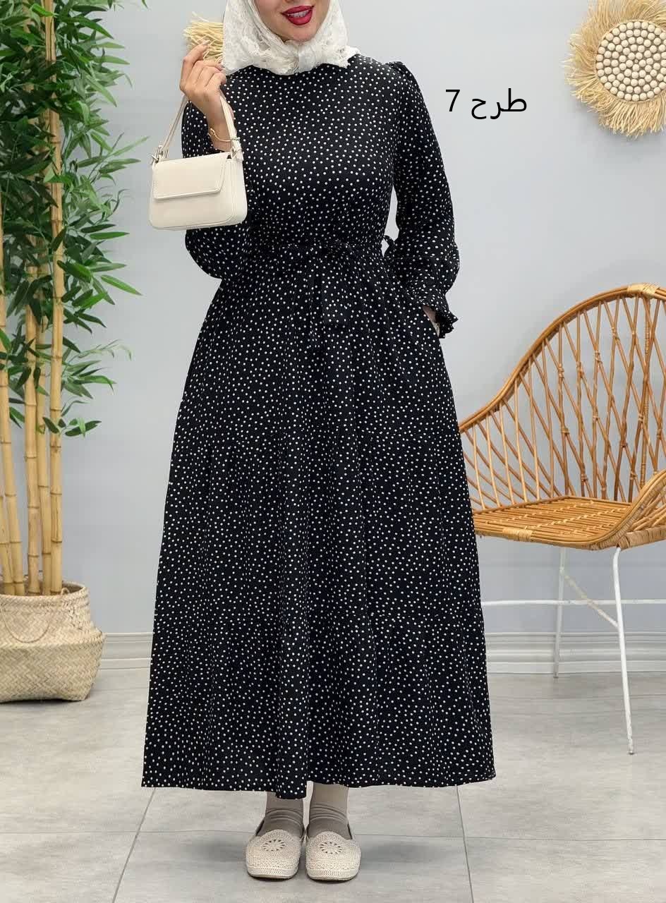 3357-پیراهن بلند پاریس