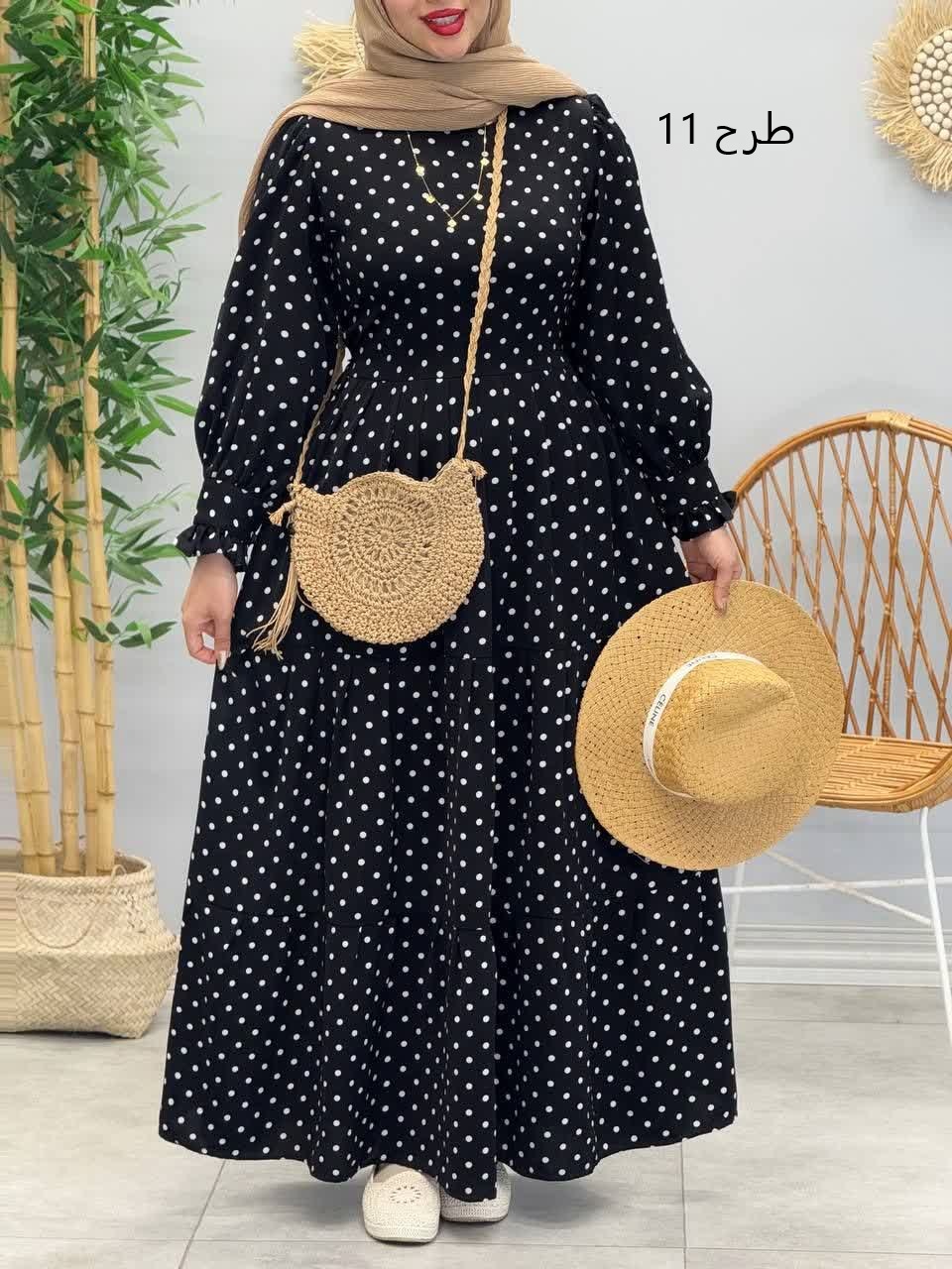 3357-پیراهن بلند پاریس