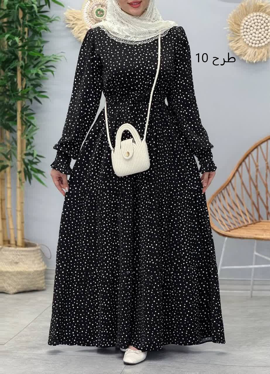 3357-پیراهن بلند پاریس