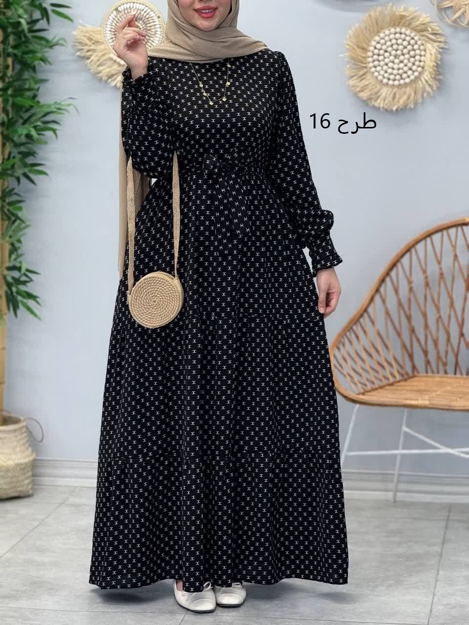 3357-پیراهن بلند پاریس