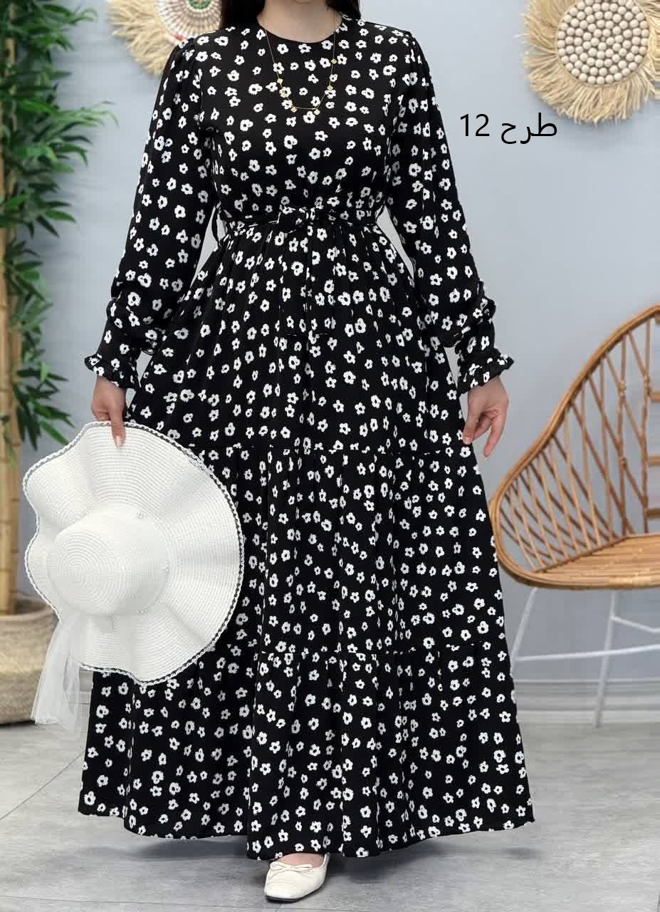 3357-پیراهن بلند پاریس