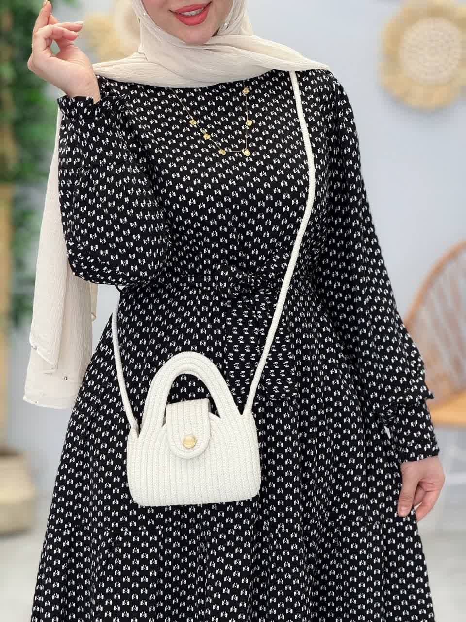 3357-پیراهن بلند پاریس