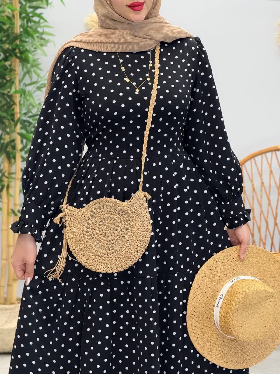 3357-پیراهن بلند پاریس