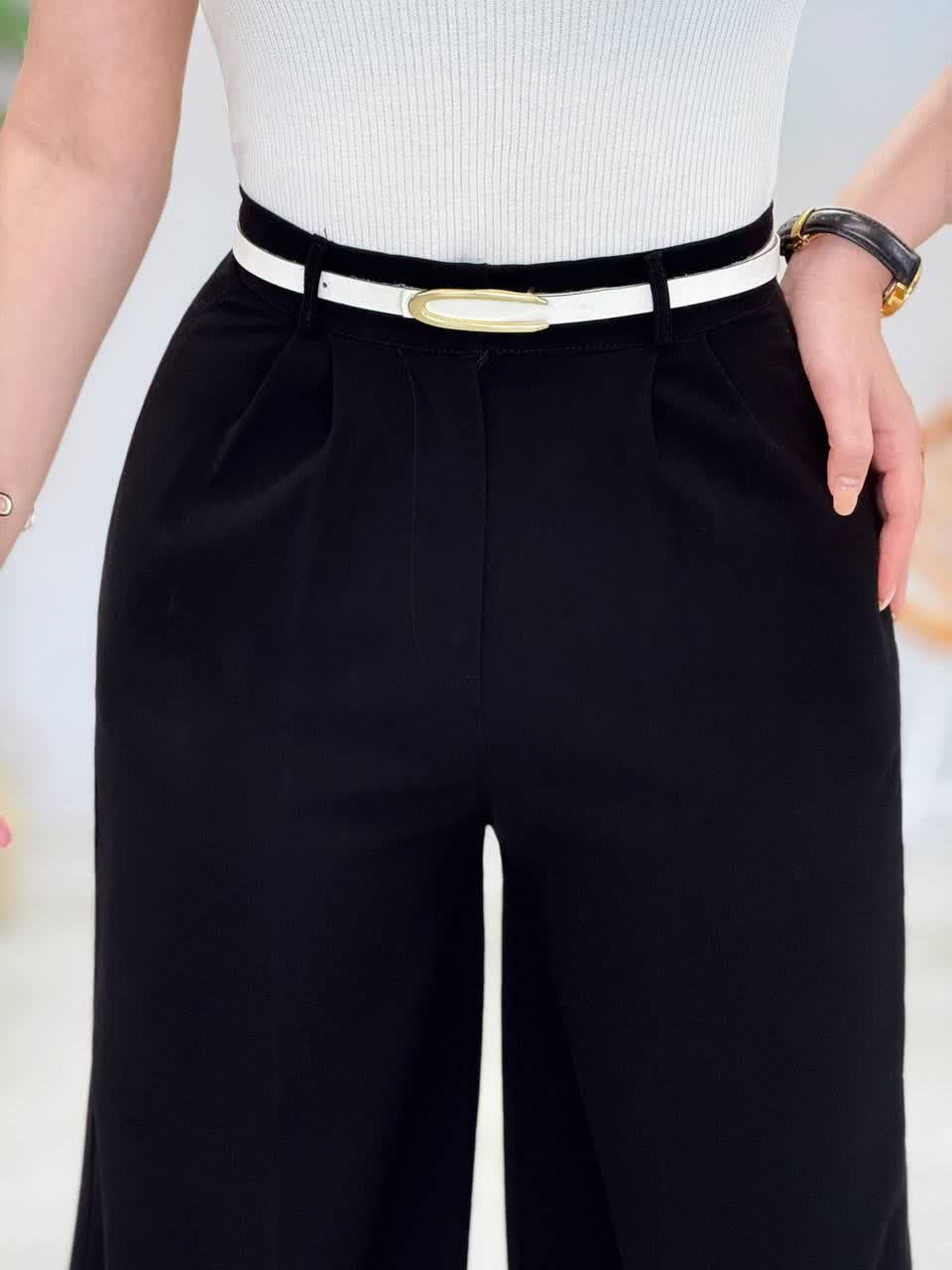 3371-شلوار کرپ مرویجت فول بگ