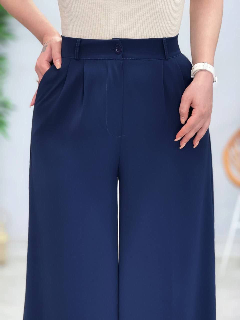 3374-شلوار کرپ فول بگ کد 331