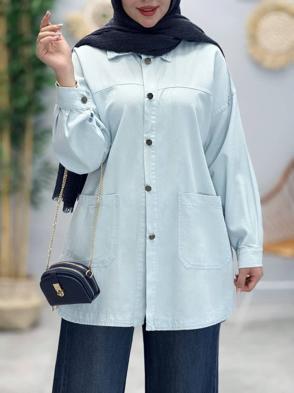 3379-مانتو کتان مرداس