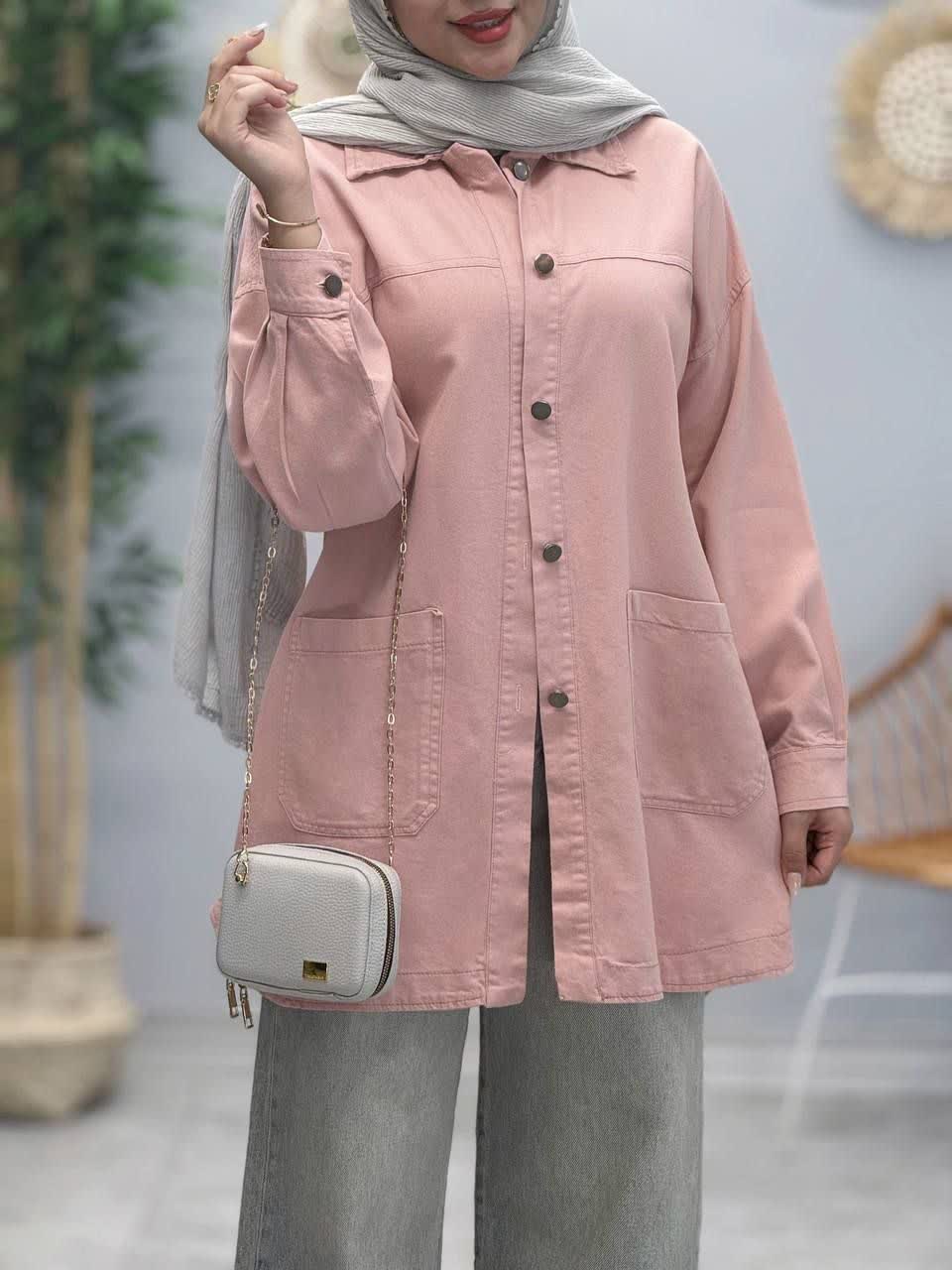 3379-مانتو کتان مرداس