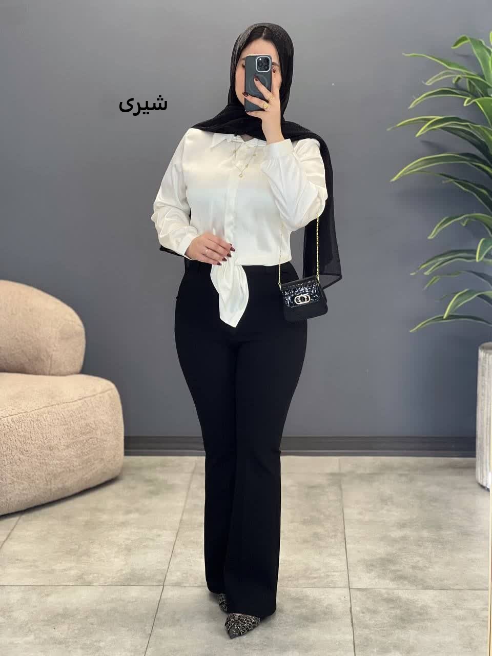 3384-شومیز ساتن