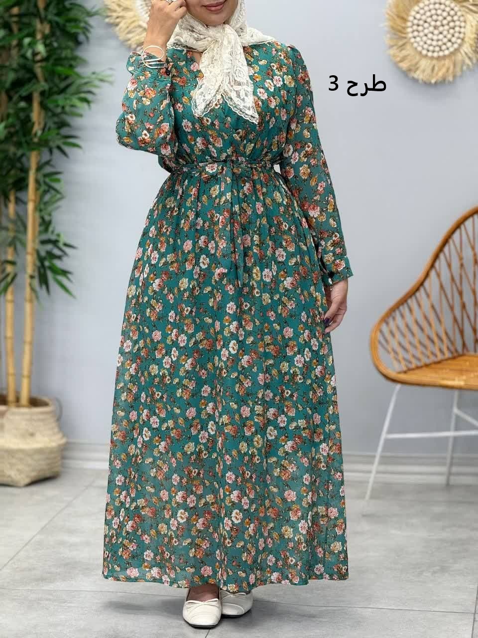 3389-پیراهن حریر پریماه