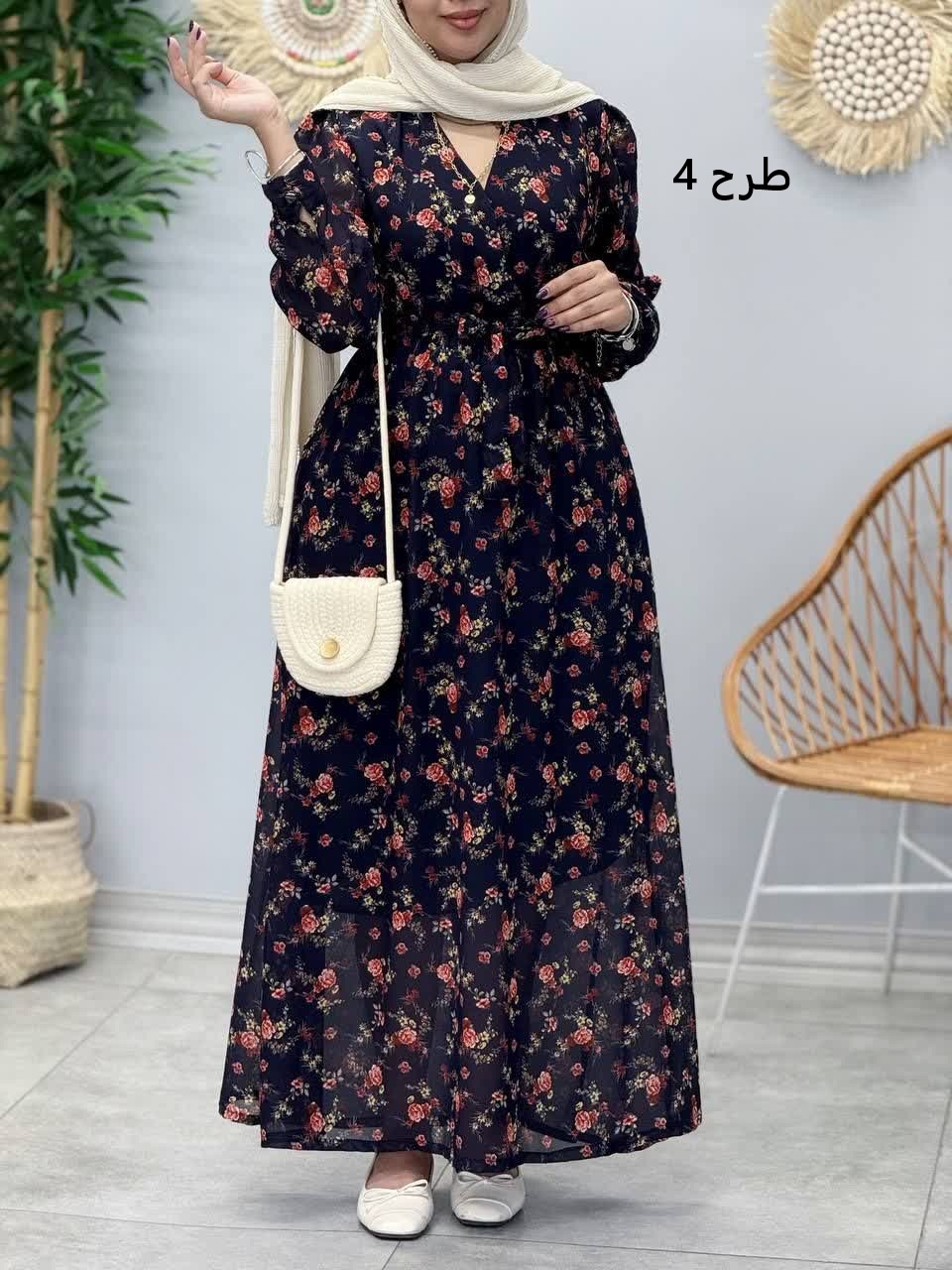 3389-پیراهن حریر پریماه