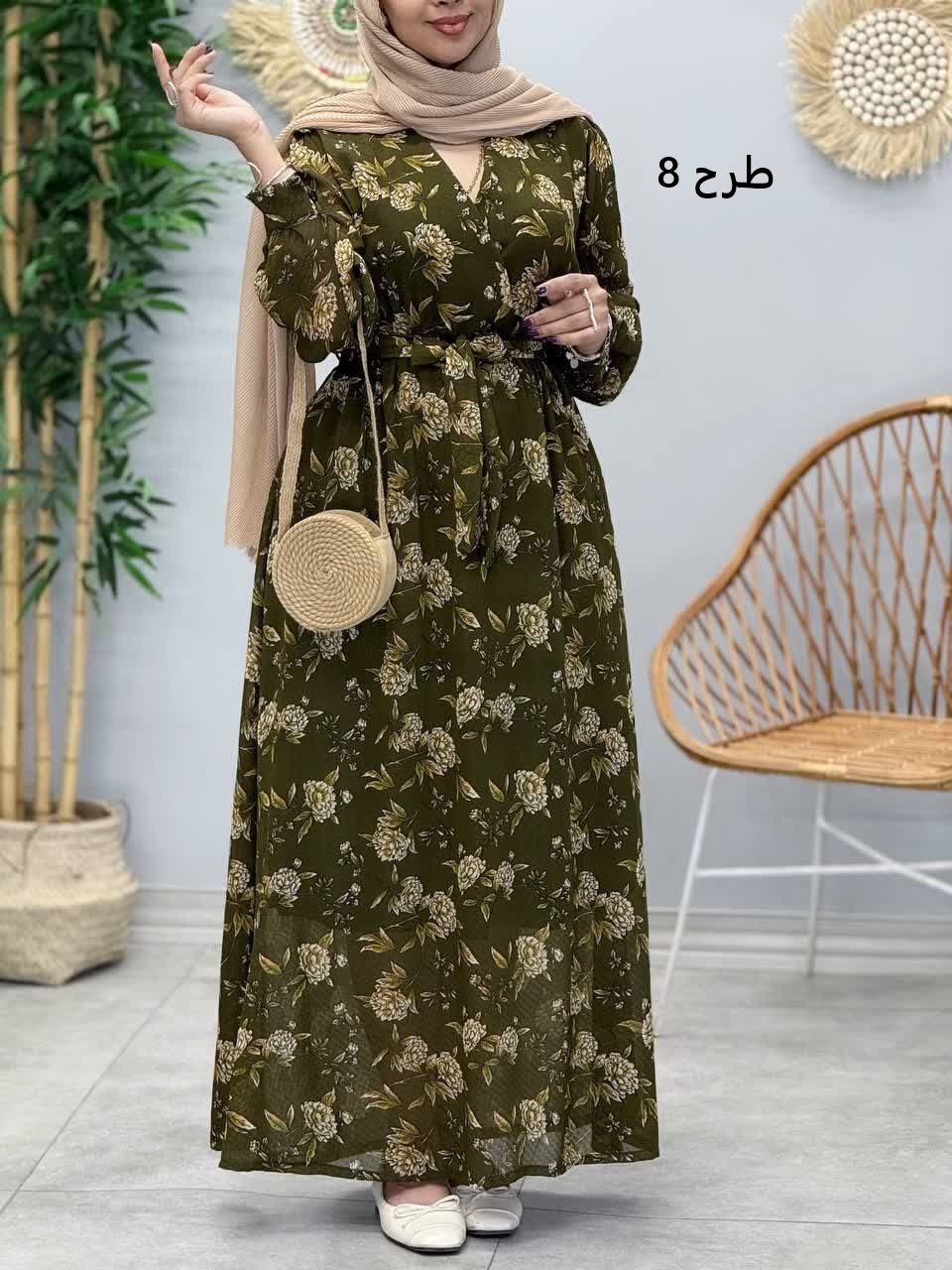 3389-پیراهن حریر پریماه