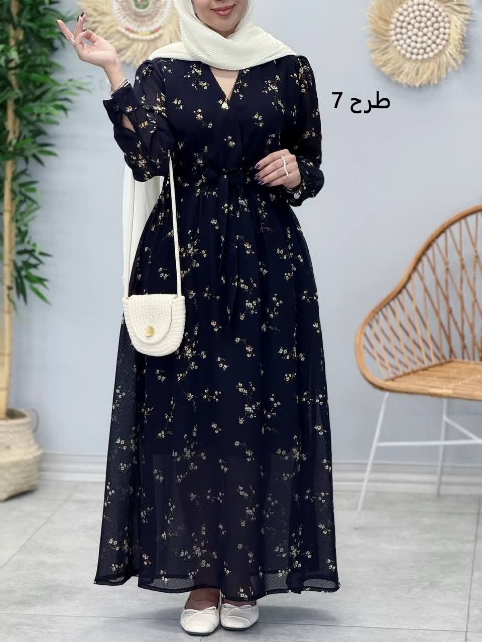 3389-پیراهن حریر پریماه