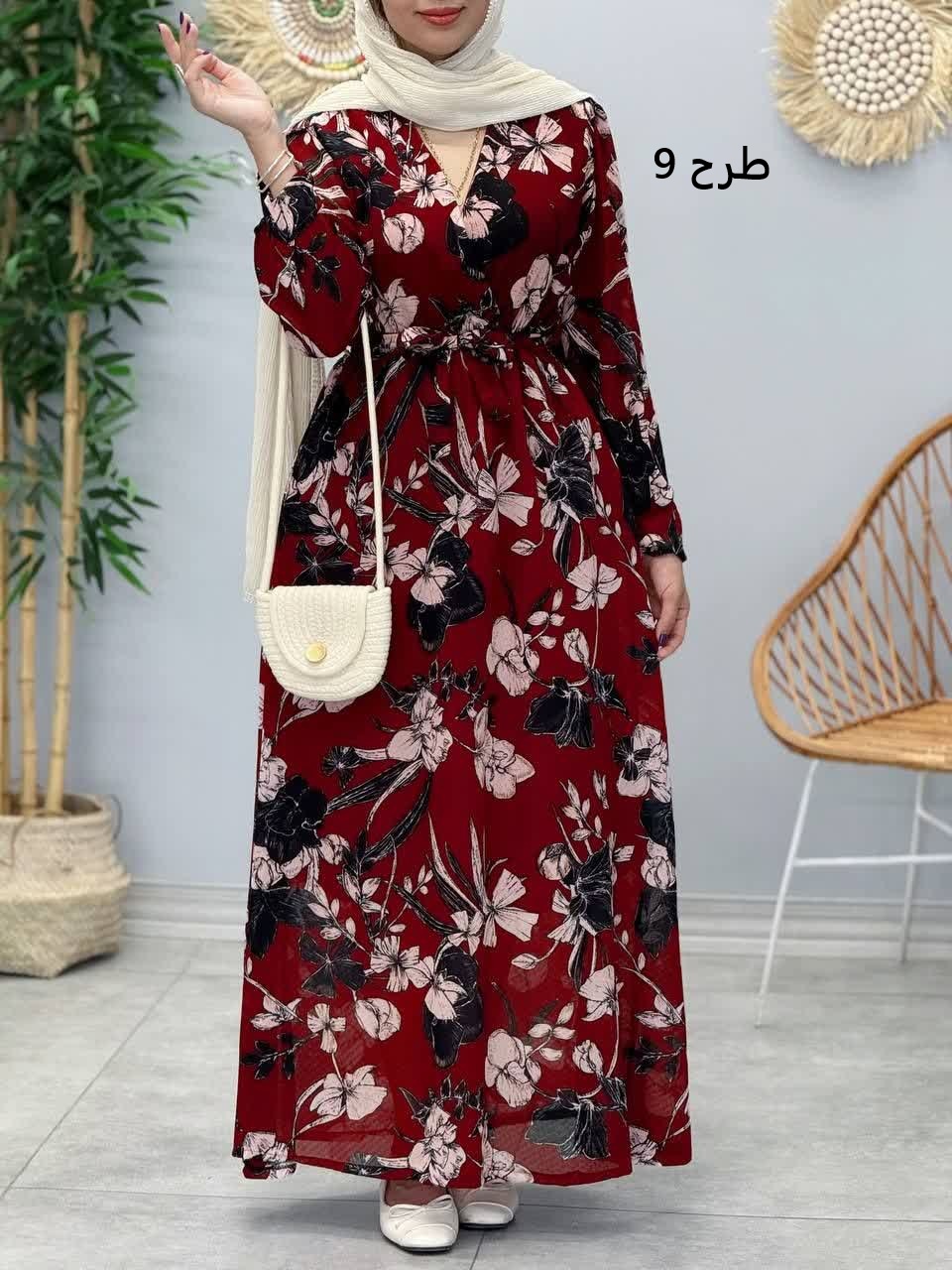 3389-پیراهن حریر پریماه