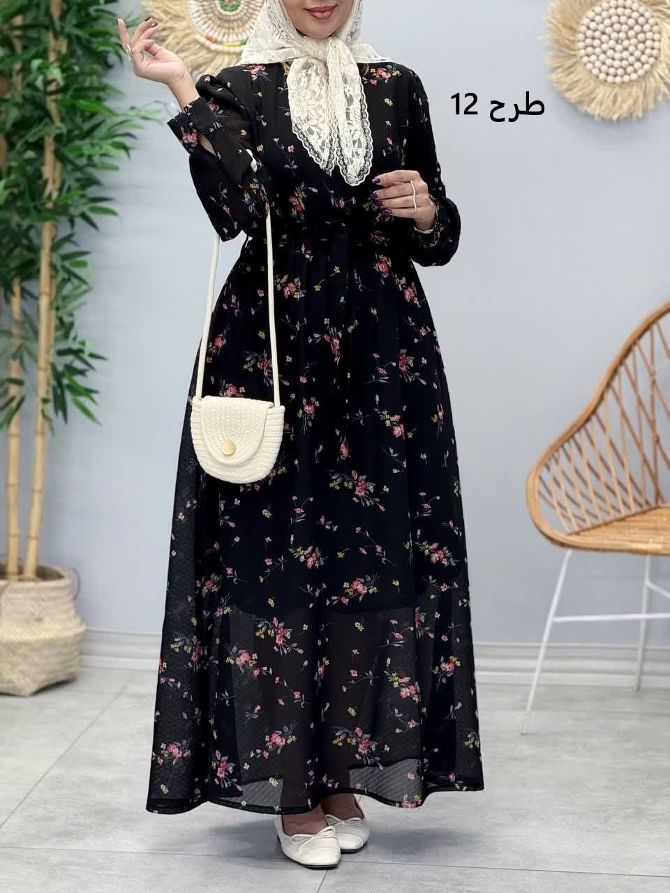 3389-پیراهن حریر پریماه