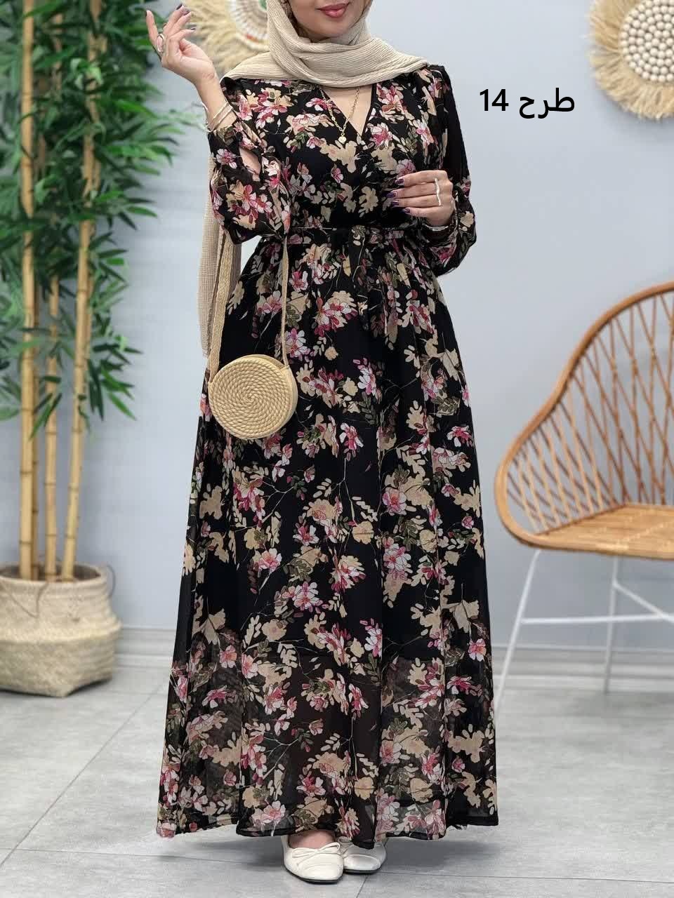 3389-پیراهن حریر پریماه