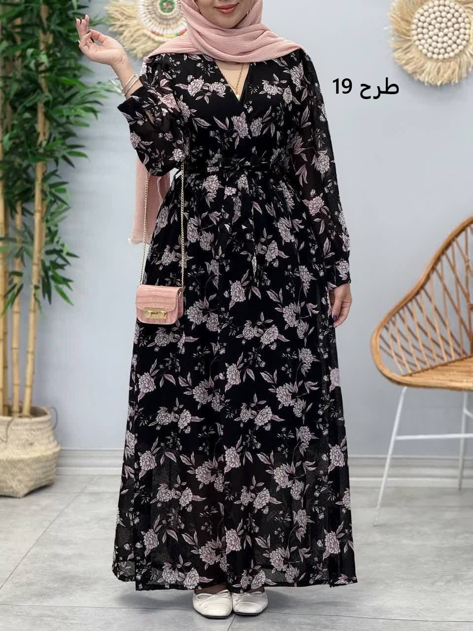 3389-پیراهن حریر پریماه