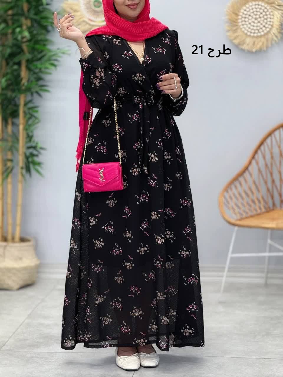 3389-پیراهن حریر پریماه