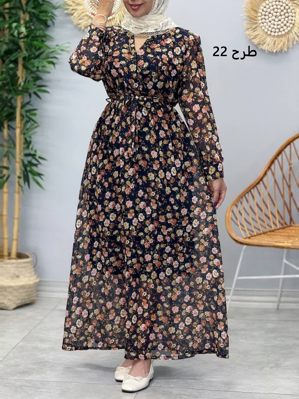 3389-پیراهن حریر پریماه