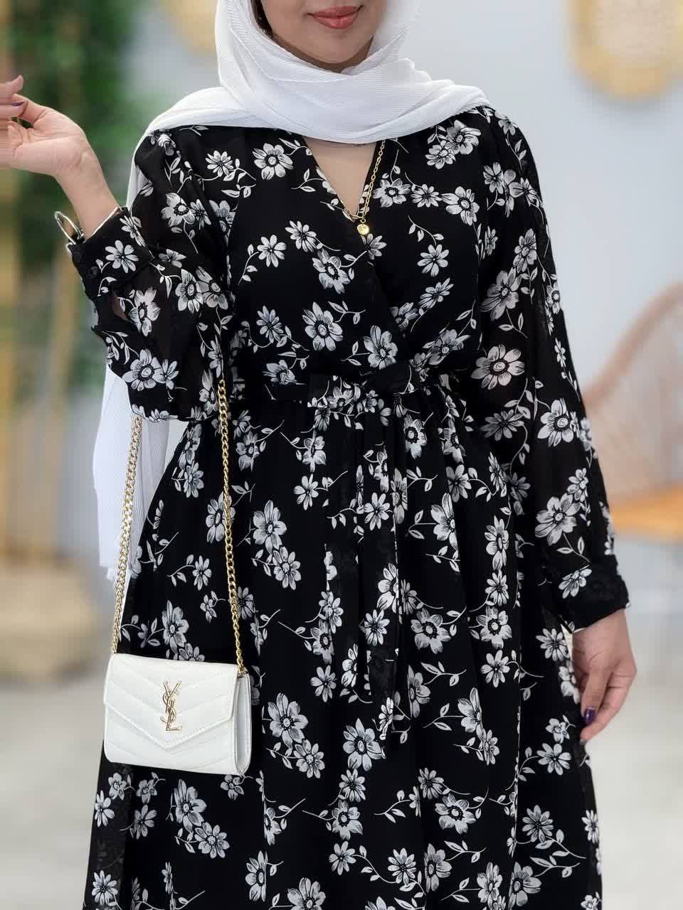 3389-پیراهن حریر پریماه