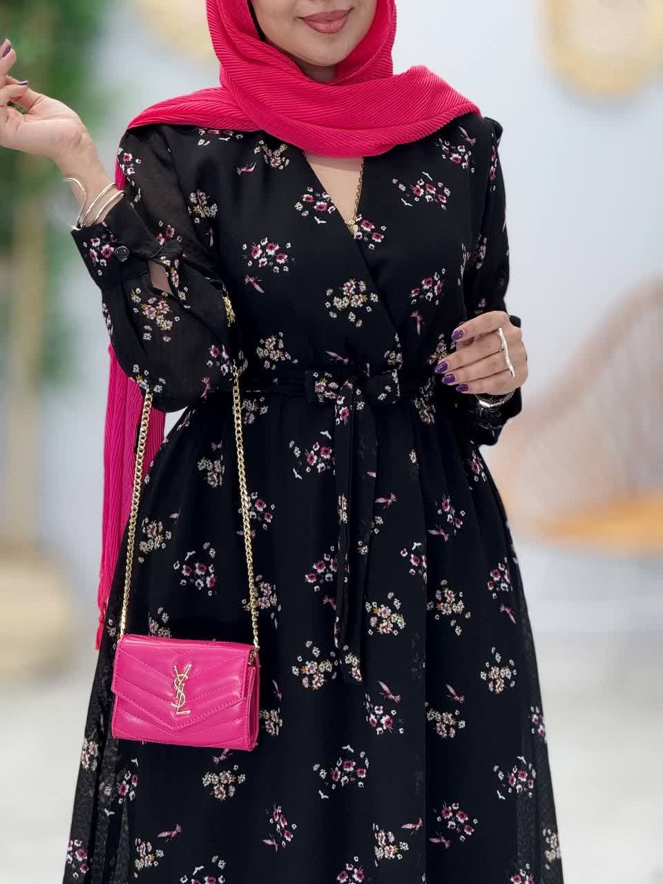 3389-پیراهن حریر پریماه