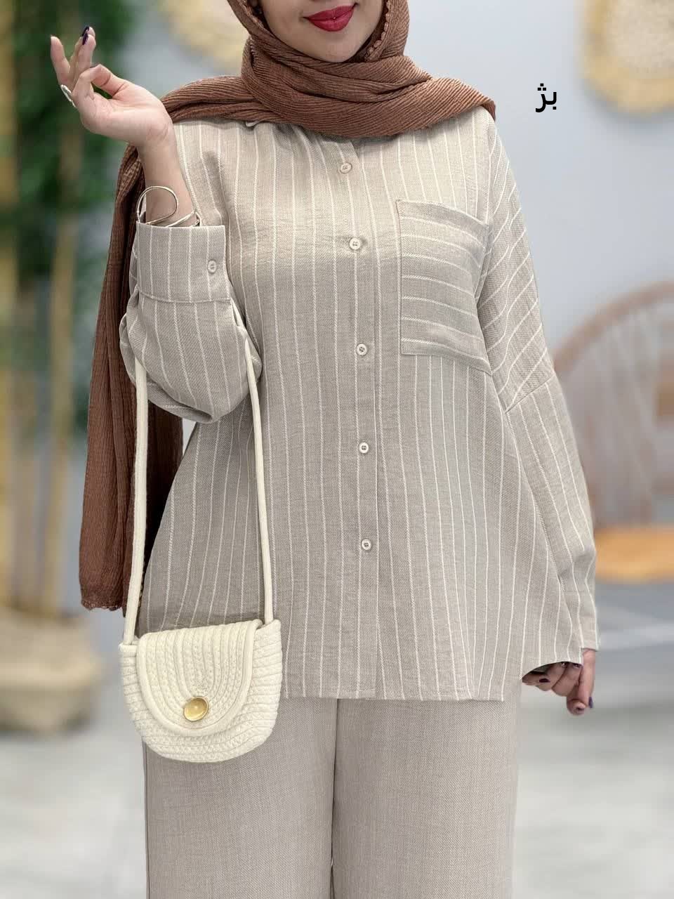 3390-شومیز شلوار هیوا