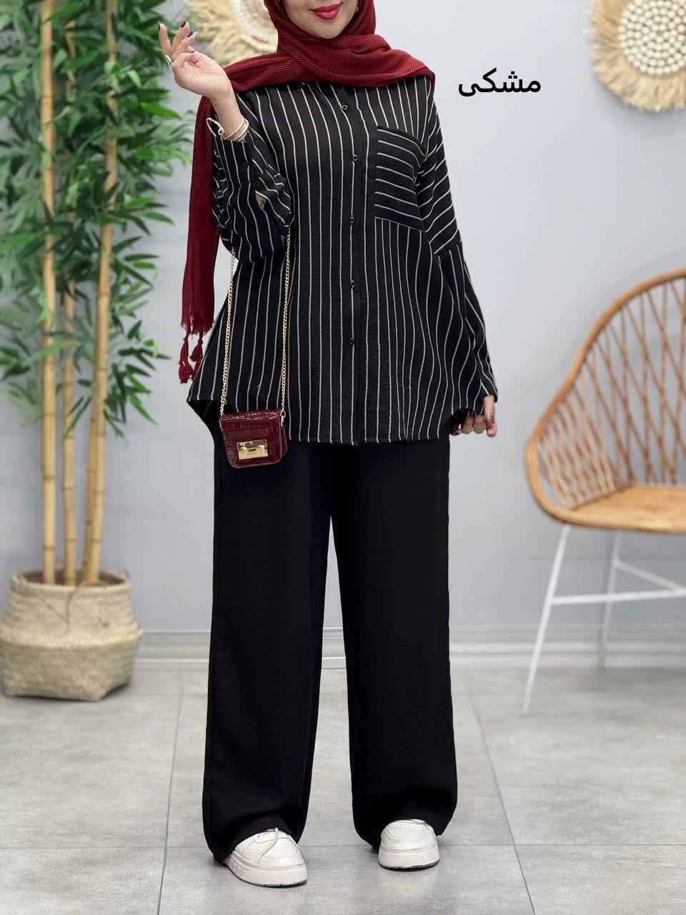 3390-شومیز شلوار هیوا