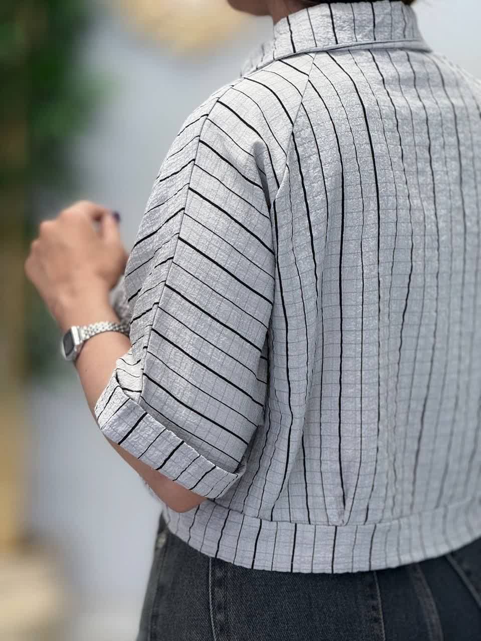 3391-شومیز گره ای پری