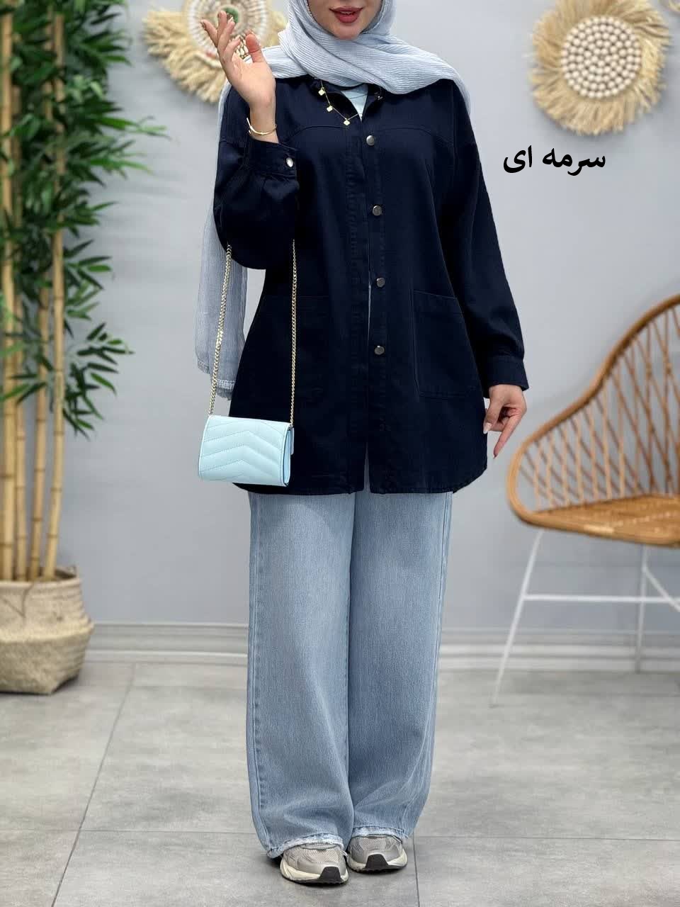 3379-مانتو کتان مرداس