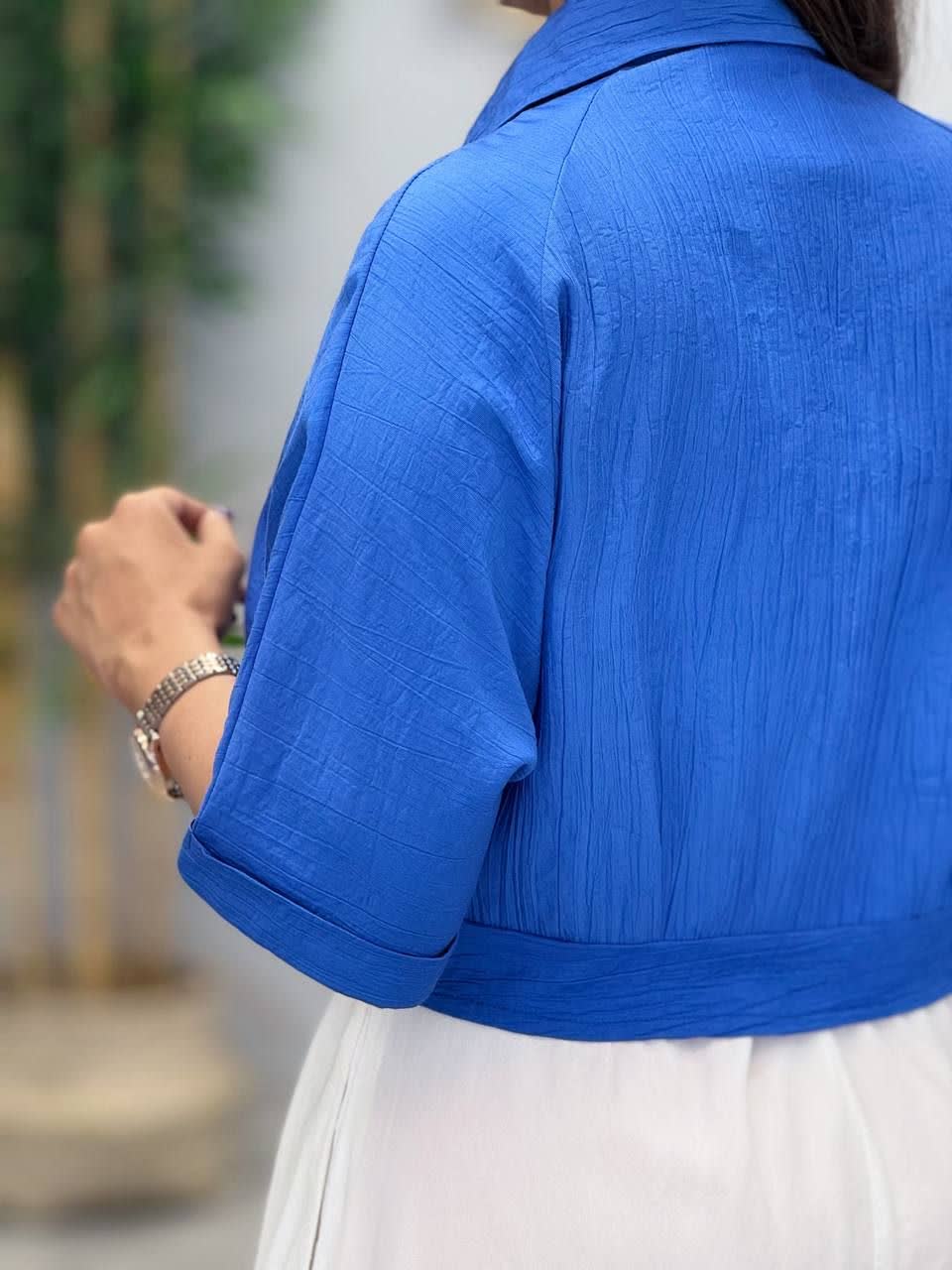 3394-شومیز گره ای مینو