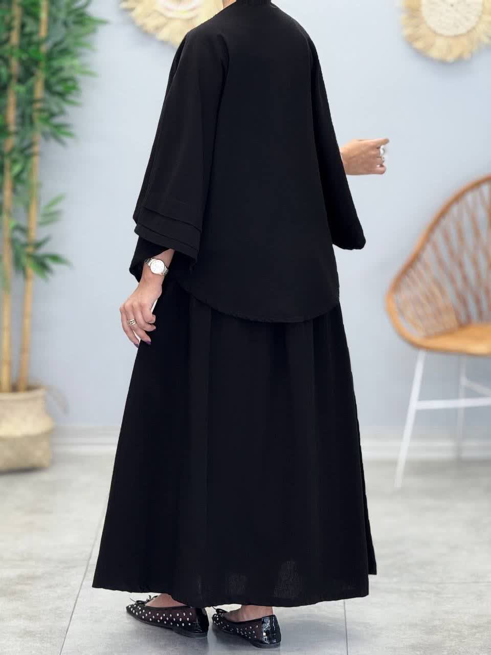 3396-کت و دامن صدف