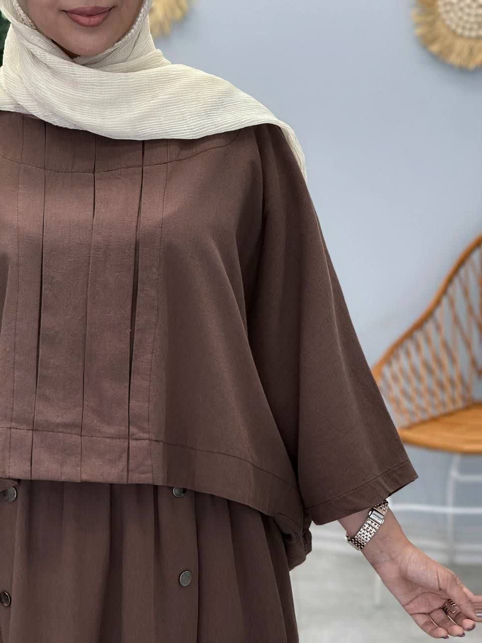 3396-کت و دامن صدف