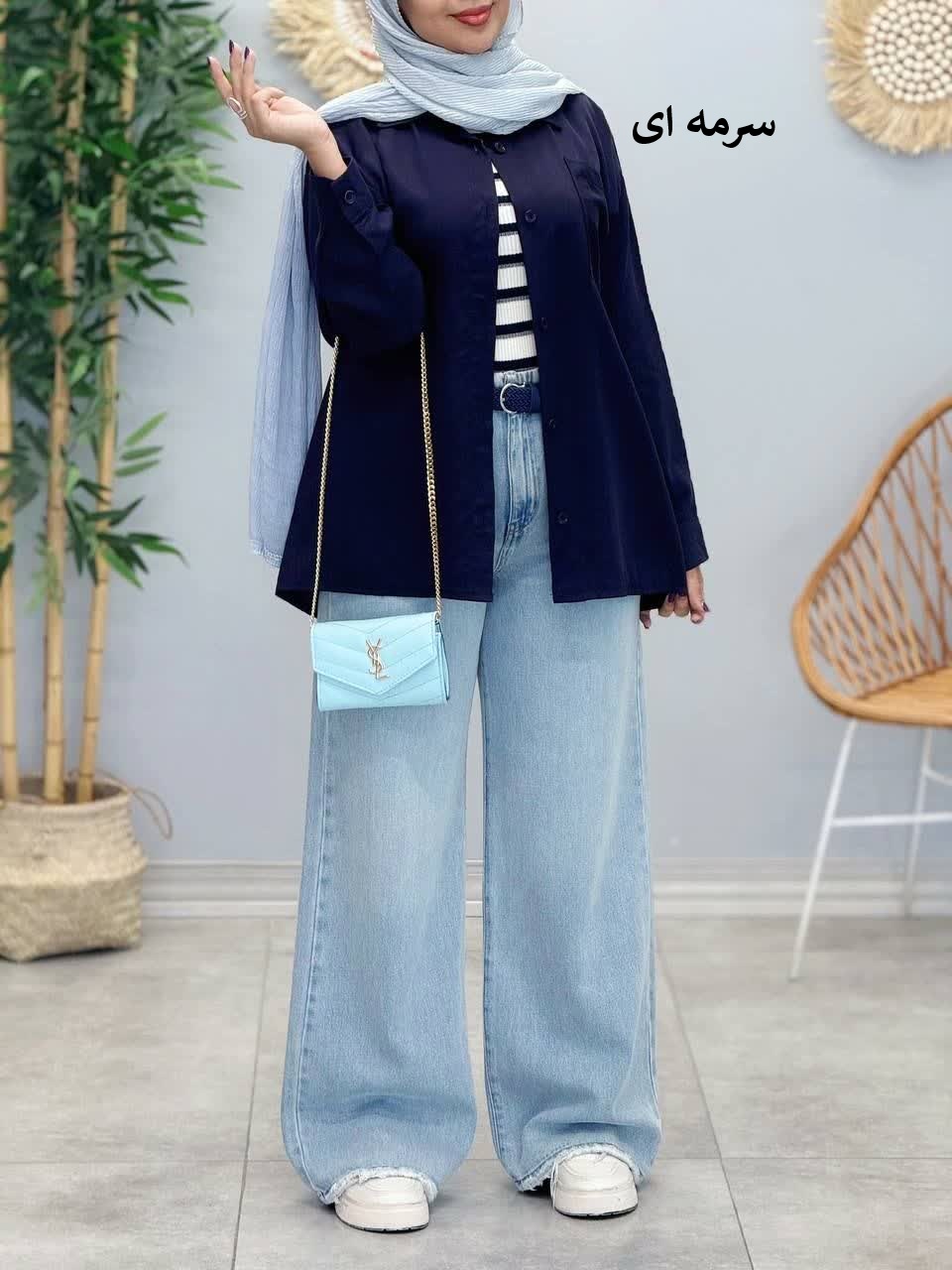 3400-شومیز سیلک کوتون