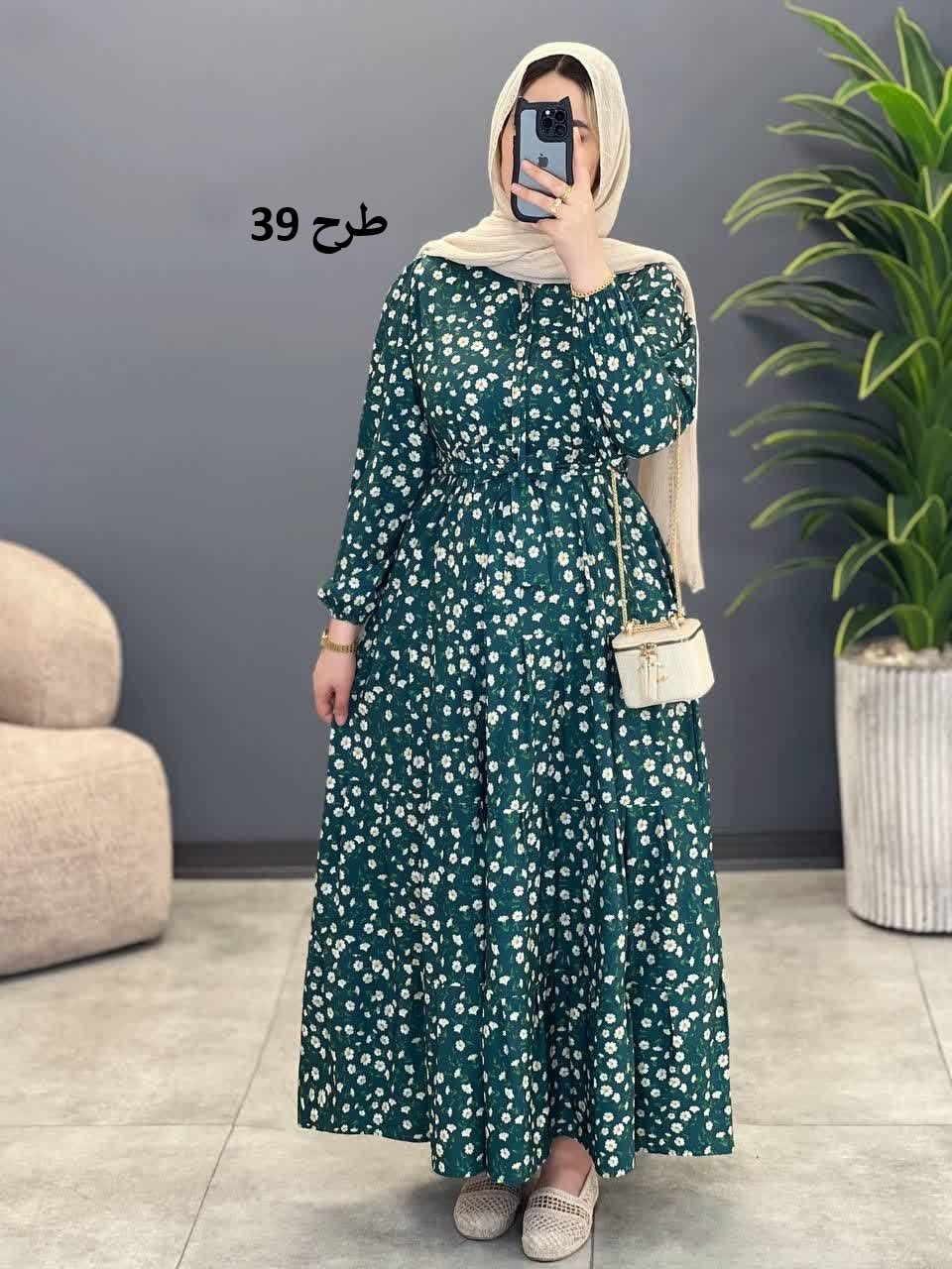 3163-پیراهن بلند نوردخت