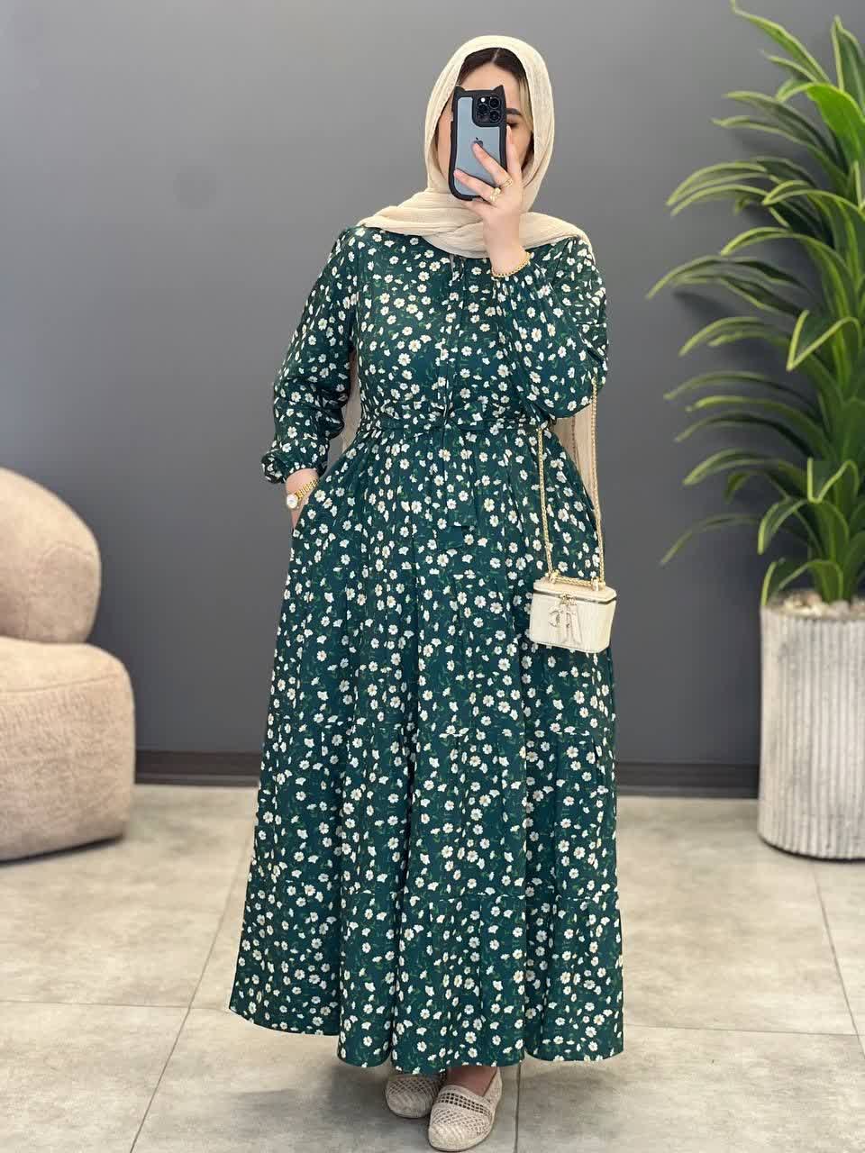 3163-پیراهن بلند نوردخت