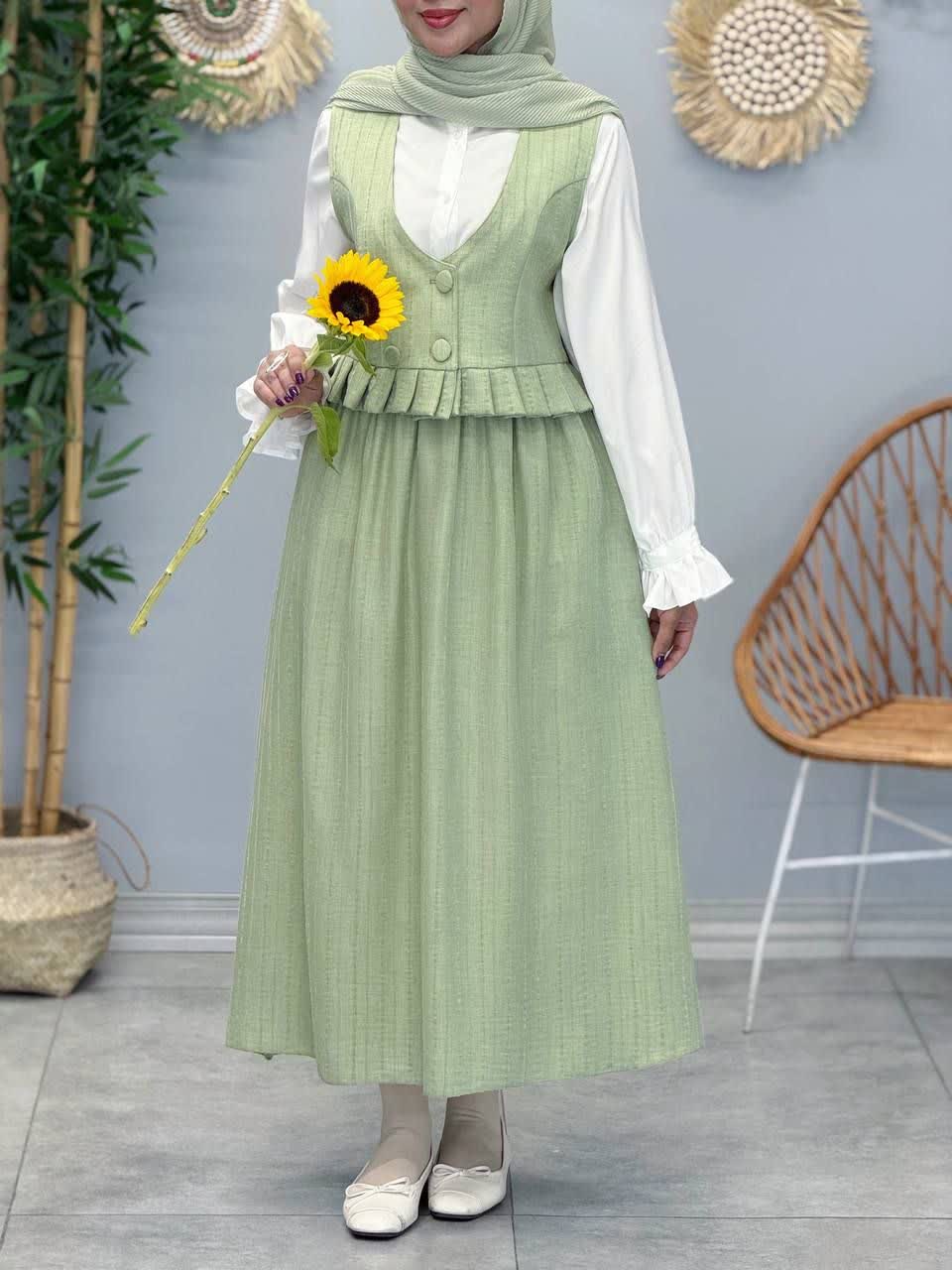 3398-ست سه تیکه نشمین