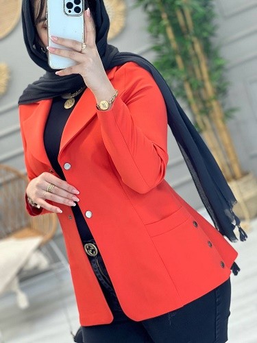 1118_ کت مزونی تیارا