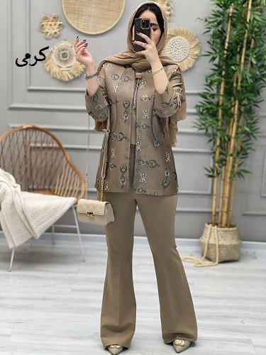 1162- ژاکارد مزونی آهو