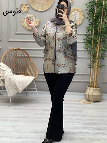 1162- ژاکارد مزونی آهو