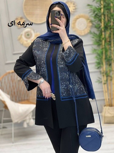 1182 - کت مزونی نیلا