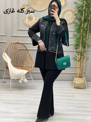 1182 - کت مزونی نیلا