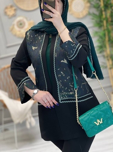 1182 - کت مزونی نیلا