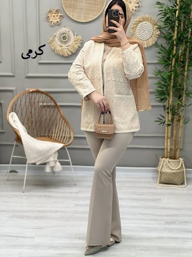 1187- مانتو مزونی دُرین