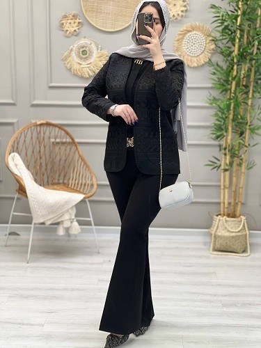 1187- مانتو مزونی دُرین