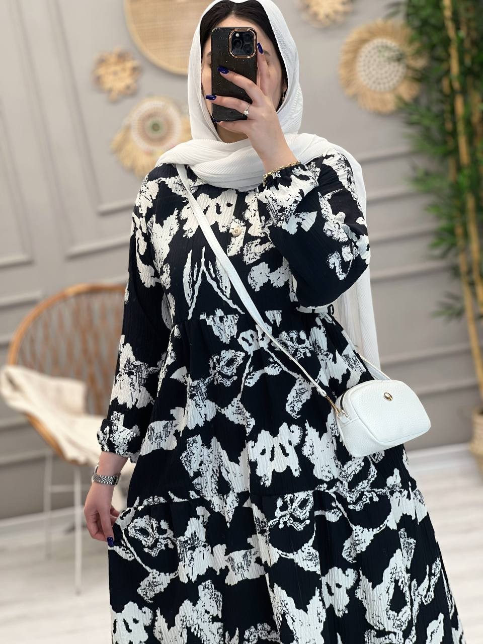 1192- - پیراهن بلند موکا