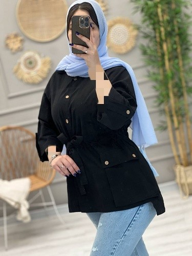 1206-مانتو کتان میلان