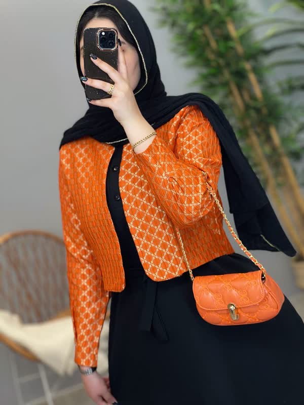 1244- کت و سارافون ژاکارد