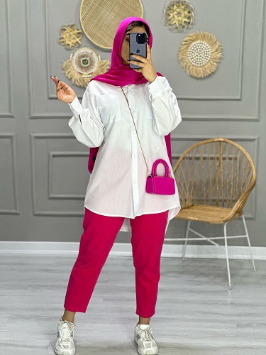 0707-مانتو شومیزی ماکان